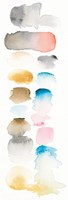 Watercolor Swatch Panel I Bright Fine Art Print