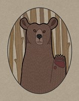 Forest Friends IV Framed Print