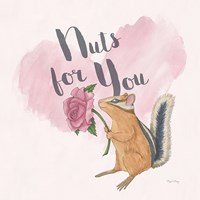 My Furry Valentine IV Sq Fine Art Print