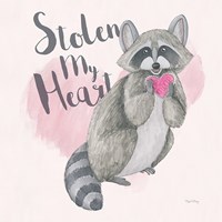 My Furry Valentine I Sq Fine Art Print