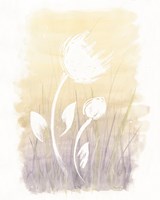 Floral Silhouette I Fine Art Print