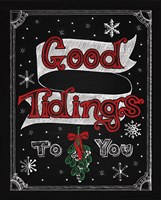 Christmas Chalkboard IV Fine Art Print