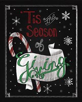 Christmas Chalkboard III Fine Art Print