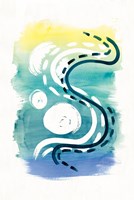 Offset Shapes Curve Fine Art Print