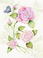 Floral Delight IV Butterflies Fine Art Print