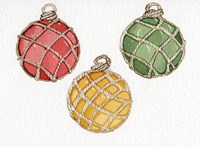 Coastal Holiday Ornament VIII Fine Art Print