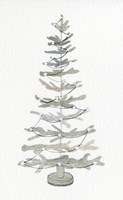Coastal Holiday Tree II Fine Art Print