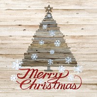 Holiday Sayings V on Wood Fine Art Print