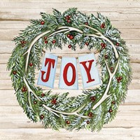 Holiday Sayings I on Wood Fine Art Print