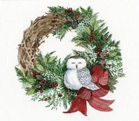 Holiday Wreath II Fine Art Print