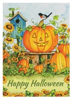 Halloween Pumpkins Happy Halloween Fine Art Print