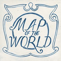 Indigo Gild Crest I Framed Print