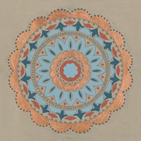 Copper Mandala I Fine Art Print