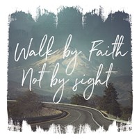 Wild Wishes III Walk by Faith Framed Print