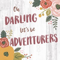 Wildflower Daydreams V Spice on Shiplap Fine Art Print