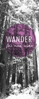 Wander Far and Wide Panel Fine Art Print