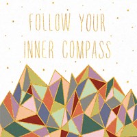 Written in the Stars III on White Fine Art Print