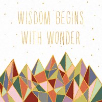 Written in the Stars I on White Fine Art Print