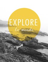 Explore the World v.2 French Fine Art Print