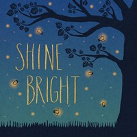 Twilight Fireflies II Framed Print