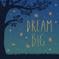 Twilight Fireflies I Framed Print