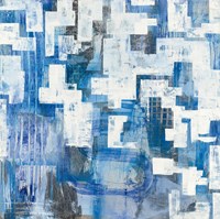 In Blue A Maze Fine Art Print