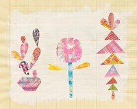 Collage Cactus IX Fine Art Print