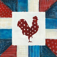 Modern Americana Farm Quilt III Fine Art Print