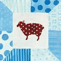 Modern Americana Farm Quilt II Fine Art Print