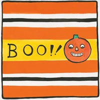 Halloween Boo Pumpkin Fine Art Print