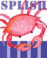 Splish Crab Fine Art Print