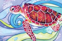 Surfin' Turtle Fine Art Print