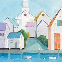 Harbor Town III Fine Art Print