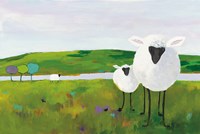 Sheep in the Meadow Fine Art Print