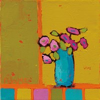 Turquoise Vase Fine Art Print