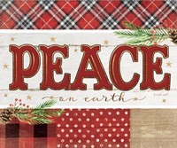 Peace Plaid Fine Art Print