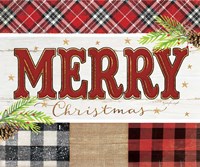 Merry Plaid Fine Art Print