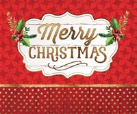 Merry Christmas - Red Fine Art Print