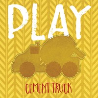Cement Truck Play Fine Art Print