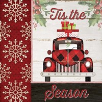 Tis the Season Truck Framed Print