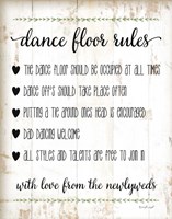 Dance Floor Rules Fine Art Print
