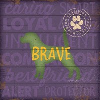 Brave Dog Fine Art Print