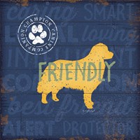 Friendly Dog Fine Art Print
