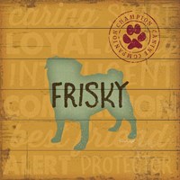 Frisky Dog Fine Art Print