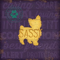 Sassy Dog Framed Print