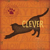 Clever Cat Framed Print