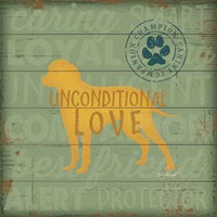 Unconditional Love Dog Fine Art Print