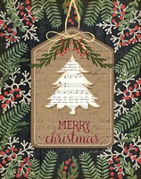 Merry Christmas - Tree Framed Print