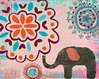 Bohemian Elephant II Fine Art Print