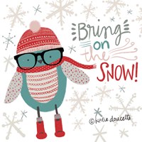 Hip Holiday Bird Fine Art Print